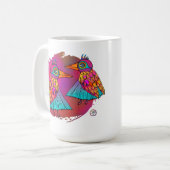 Birds full of color mug koffiemok (Voorkant links)