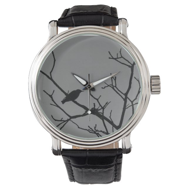 Birds-in-a-Tree horloge (Voorkant)