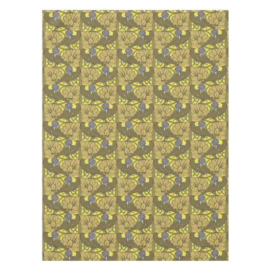 Birds In Fruit Tree Pattern beroemd gemaakt door V Tafelkleed (Voorkant)