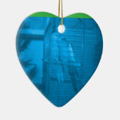Birds in Love Christmas Heart Ornament (Rechts)