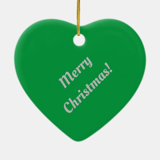 Birds in Love Christmas Heart Ornament (Achterkant)