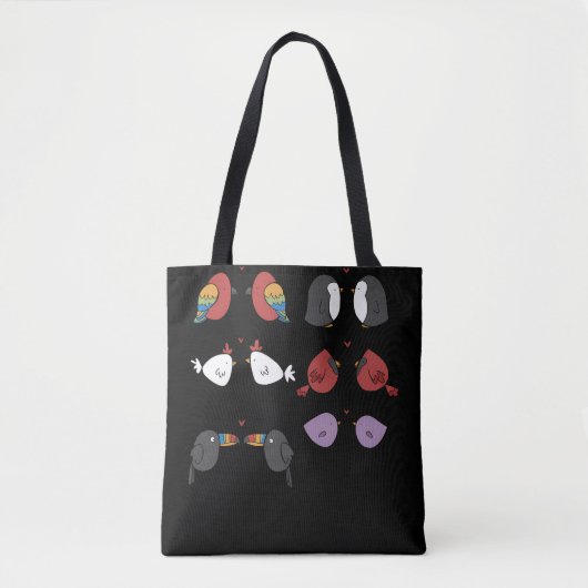 Birds In Love  Tote Bag (Voorkant)