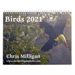 Birds kalender 2021 van Chris Milligan