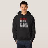 Birds Keeps My Heart Pumping Watching Birds Men Wo Hoodie (Voorkant volledig)