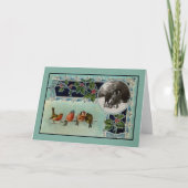 Birds Kerst Kaart (Voorkant)