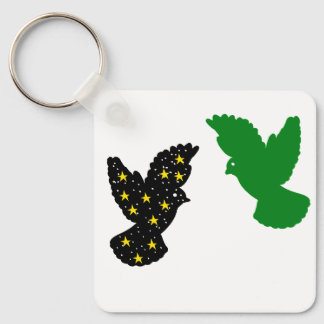Birds Keychain – Twin Glide Silhouette Emblem