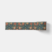 Birds Leaves Floral  William Morris Pattern Grosgrain Lint (Voorkant)