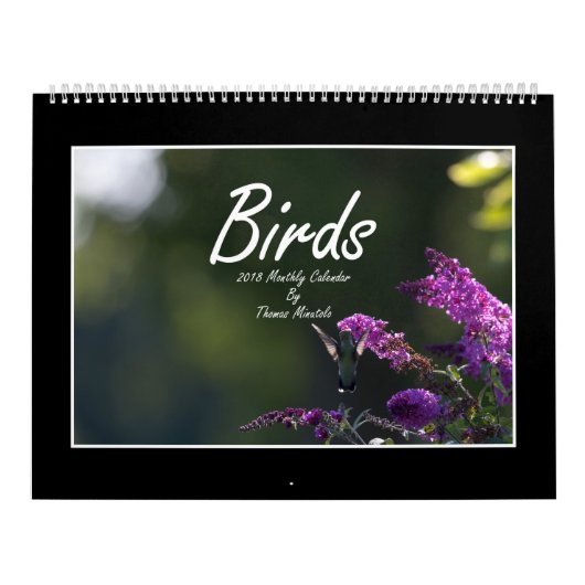 Birds maandrooster 2018 van Thomas Minutolo Kalender (Hoes)