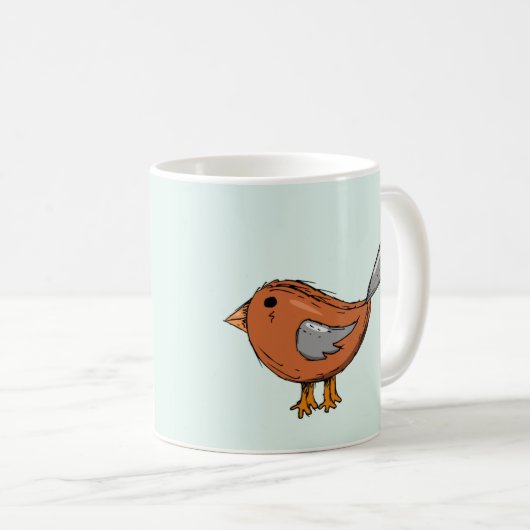 BIRD's met dubbelzijdige Mok van koffie (Voorkant rechts)