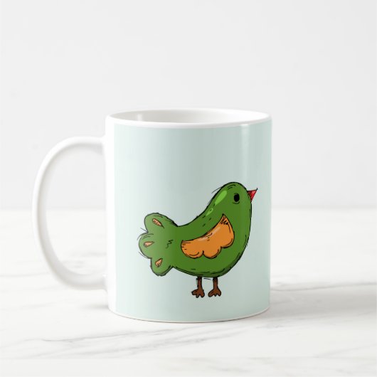 BIRD's met dubbelzijdige Mok van koffie (Links)