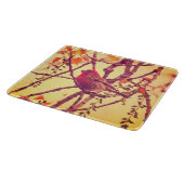 Birds Nature Bird Purple Finch Snijplank (Hoek)