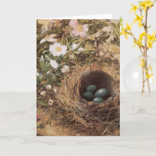 Bird's Nest and Dog Rozen van John William Hill Kaart (Gele Bloem)