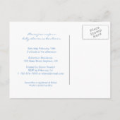 Birds Nest Baby shower briefkaart (Achterkant)