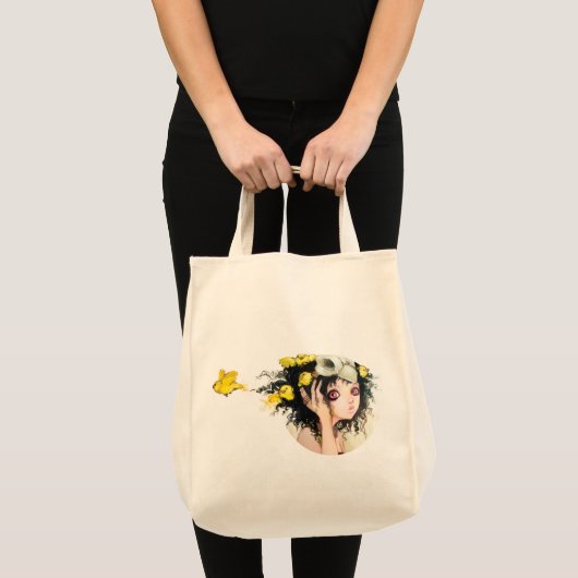 Bird's Nest Grocery Tas Canvas Bags (Voorkant (product))