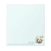 Bird's Nest Springtime Notepad Notitieblok (Voorkant)