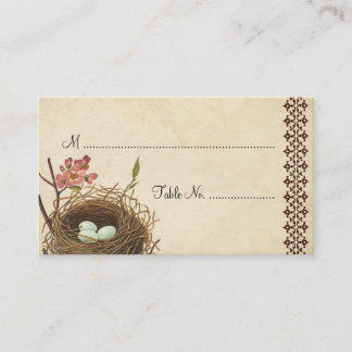 Bird's Nest Table Place Card Plaatskaartje