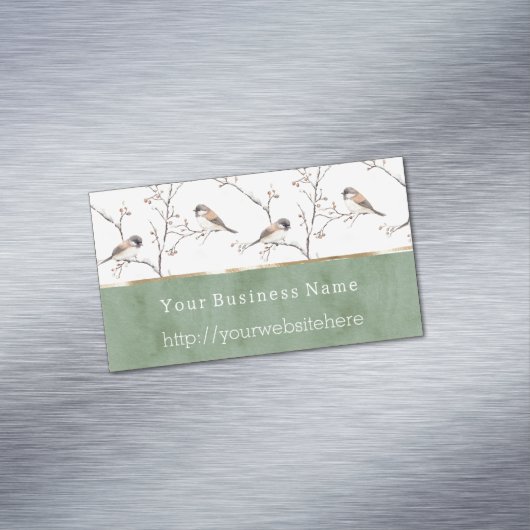 Birds of A Feather Business name website Magnetisch Visitekaartje (Voorbeeld)