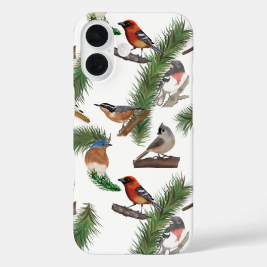 Birds of New England iPhone case (Achterkant)