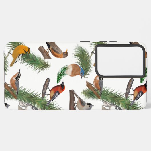 Birds of New England phone case - Samsung Samsung Galaxy Hoesje (Achterkant horizontaal)