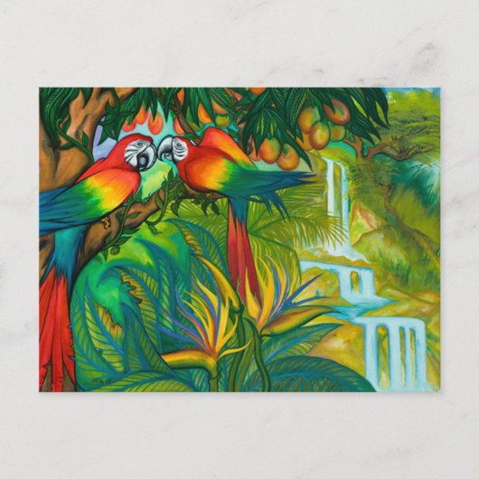 Birds of Paradise Postcard Briefkaart (Voorkant)