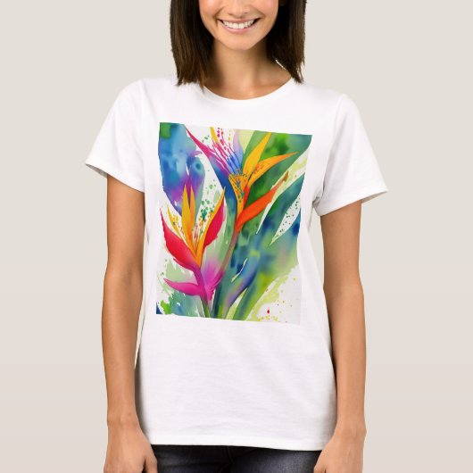 Birds of Paradise T-Shirt: Een symbool van liefde T-shirt (Voorkant)