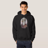 Birds Of Prey Bald Eagle Flower Crown Floral Birdi Hoodie (Voorkant volledig)