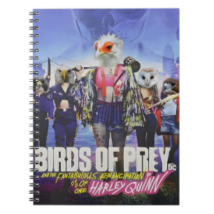 Birds of Prey: een fantasie Poster met veren Notitieboek
