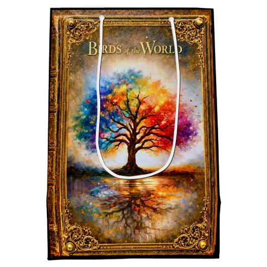 Birds Of The World Medium Cadeauzakje (Achterkant)