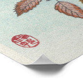 Birds on a Branch beroemd gemaakt door Ohara Koson Poster (Hoek)