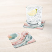 Birds on a Heart Branch  Kartonnen Onderzetters (Insitu)