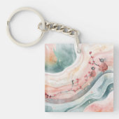 Birds on a Heart Branch  Sleutelhanger (voorkant)