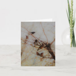 Birds On Branches Folded Note Card Notitiekaartje