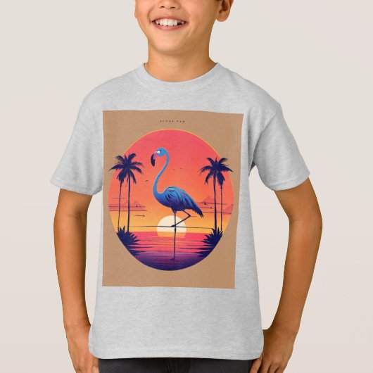 Birds on the Wire – Cartoon Flock Tee T-shirt (Voorkant)