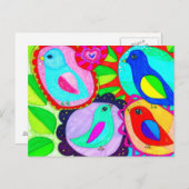 Birds say they Want Freedom! Briefkaart (Voorkant / Achterkant)