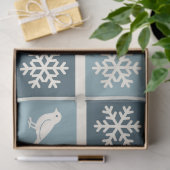Birds & Snowflakes Christmas Winter Decoupage Tissuepapier (Geschenk)