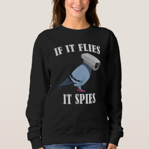 Birds Spie Conspiracy Joke Meme Surveillance Mens Trui