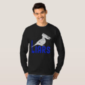 Birds Spies Pigeons Arent Real Pigeons Are Liars T-shirt (Voorkant volledig)