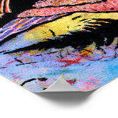 Birds Surrounded by Blue Sky Poster (Hoek)