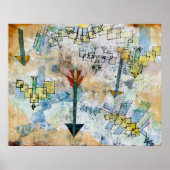 Birds Swooping Down and Arrows Poster (Voorkant)