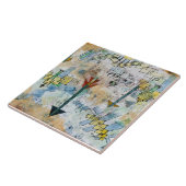 Birds Swooping Down and Arrows Tegeltje (Zijkant)