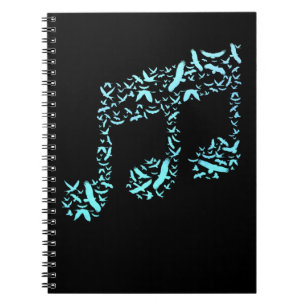 Birds Treble Clef Music Lover Notitieboek