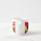  Birds Victoriaans Love Dove Classic Art Espresso Kop (Achterkant)