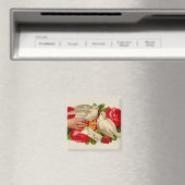  Birds Victoriaans Love Dove Classic Art Magneet (Insitu (Vaatwasser))