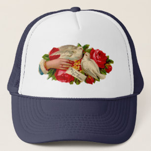  Birds Victoriaans Love Dove Classic Art Trucker Pet
