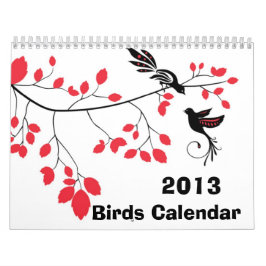Birds ~ Wall Agenda 2013 Kalender