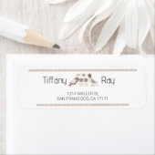 Birds Wedding Return Address Label (Insitu)