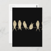 birds-wire-musical-notes.jpg briefkaart (Voorkant / Achterkant)