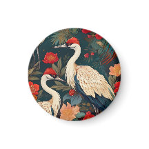 Birds with reds and greens