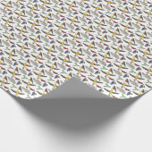 Birds! Wrapping Paper Cadeaupapier (Hoek)