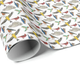 Birds! Wrapping Paper Cadeaupapier